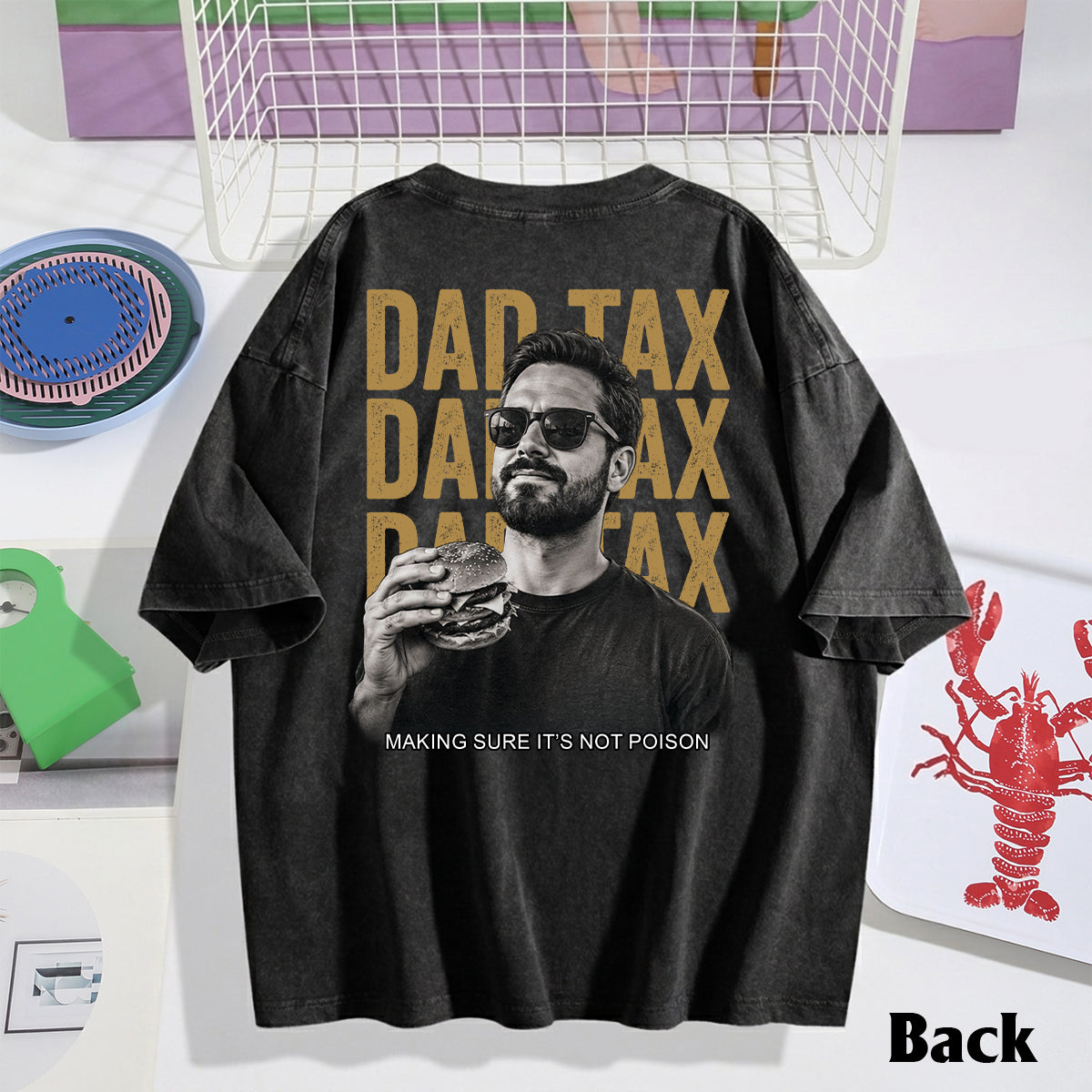 Papa Steuer Wenn Ich Kaufe, Versuche Ich Sicherzustellen, Dass Es Nicht Ist - Personalisierte Vater Wasch T-Shirt
