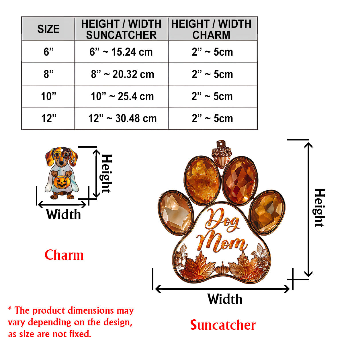 Hundemama – Personalisierter Hunde-Fensterhänger mit individuellen Anhängern