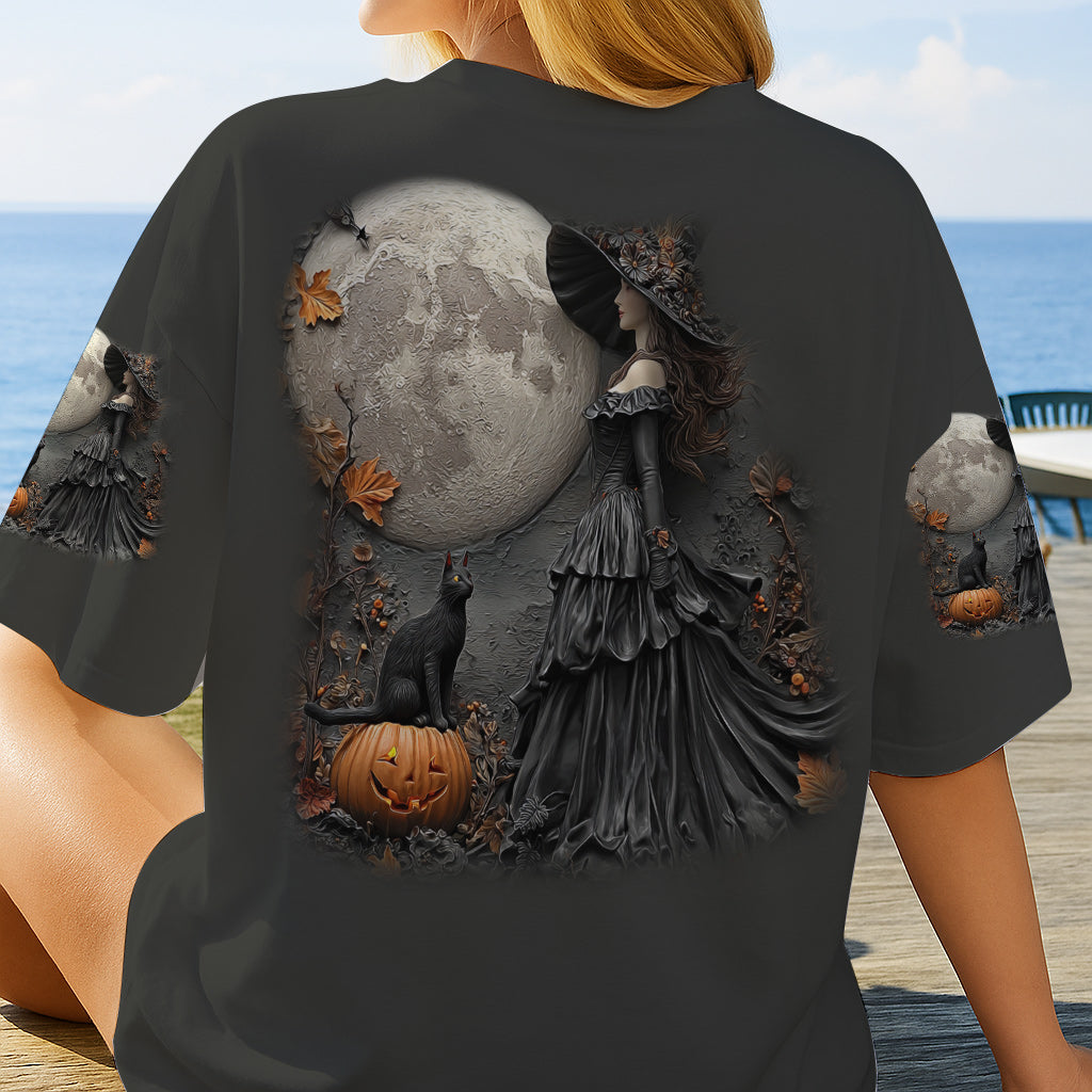 Beautiful Witch - Personalized Witch All Over Shirt