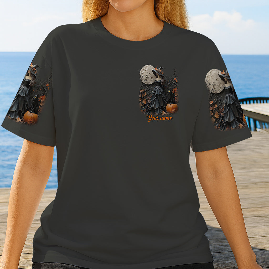 Beautiful Witch - Personalized Witch All Over Shirt