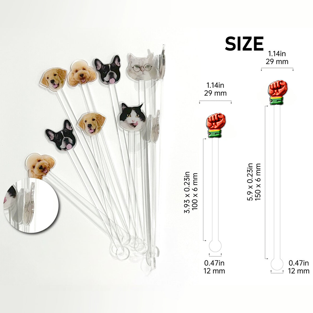 Black History Month, God Says You Are - Personalisierte Tasse mit Acryl-Rührstäbchen für Afroamerikaner