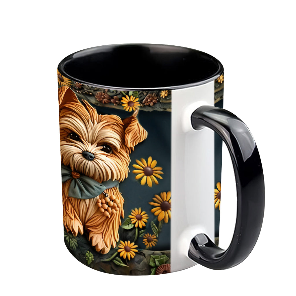 Niedlicher Yorkshire Terrier - Personalisierte Tasse mit Hundemotiv