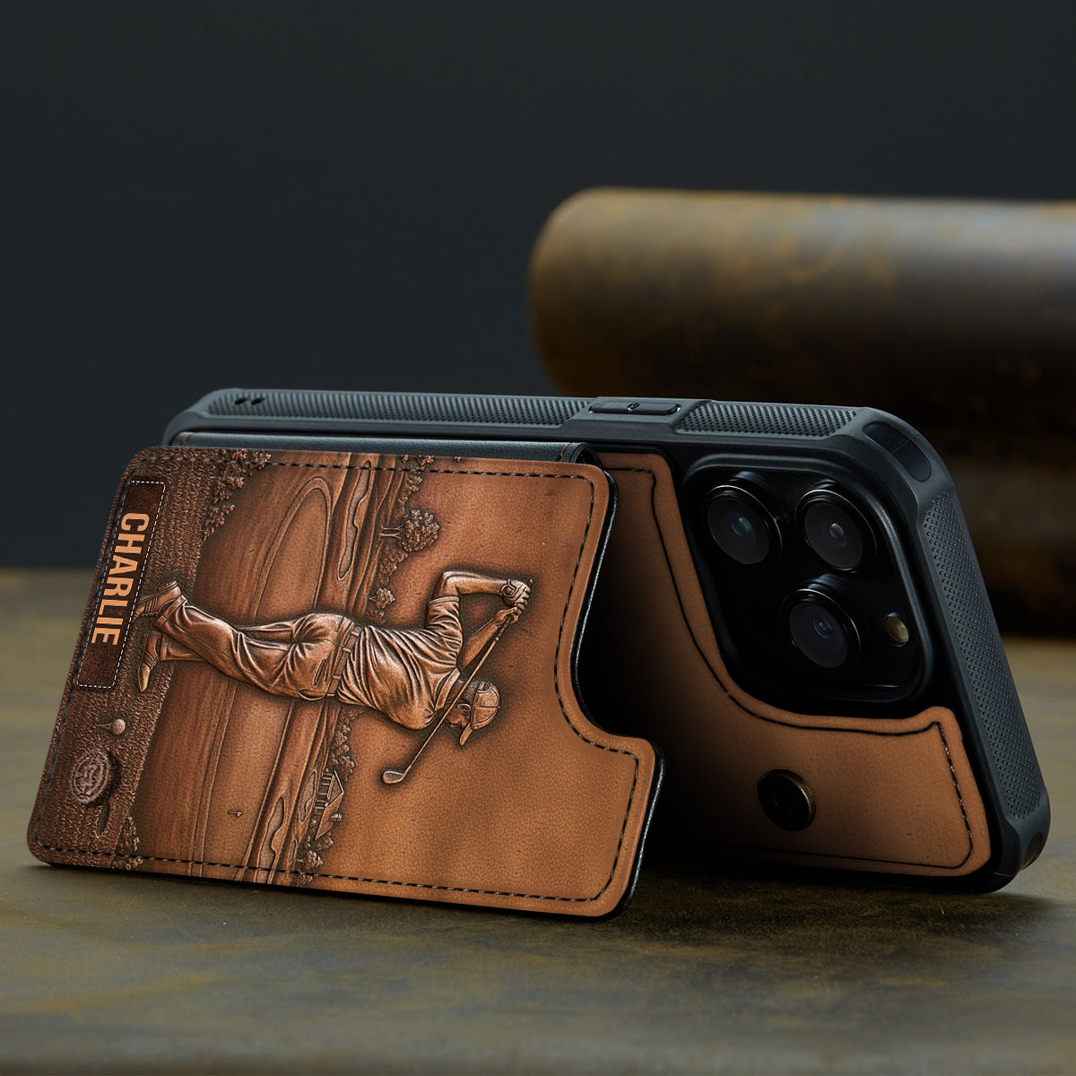 Der beste Golfer – Personalisierte Handyhülle mit Golf-Motiv und Volldruck