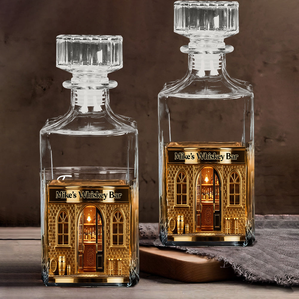 Minibar-Whisky – Personalisiertes Whisky-Dekanter-Set