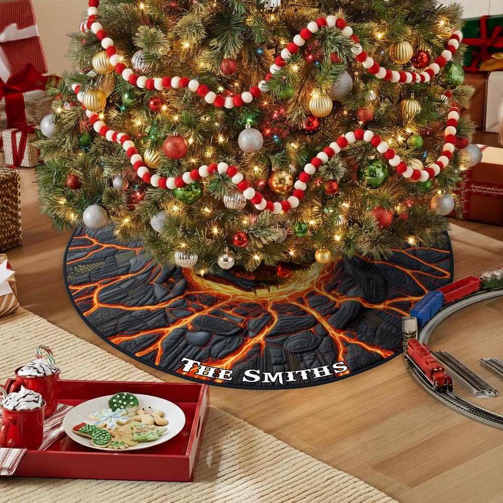 Strong Dragon - Personalized Dragon Shaped Tree Skirt