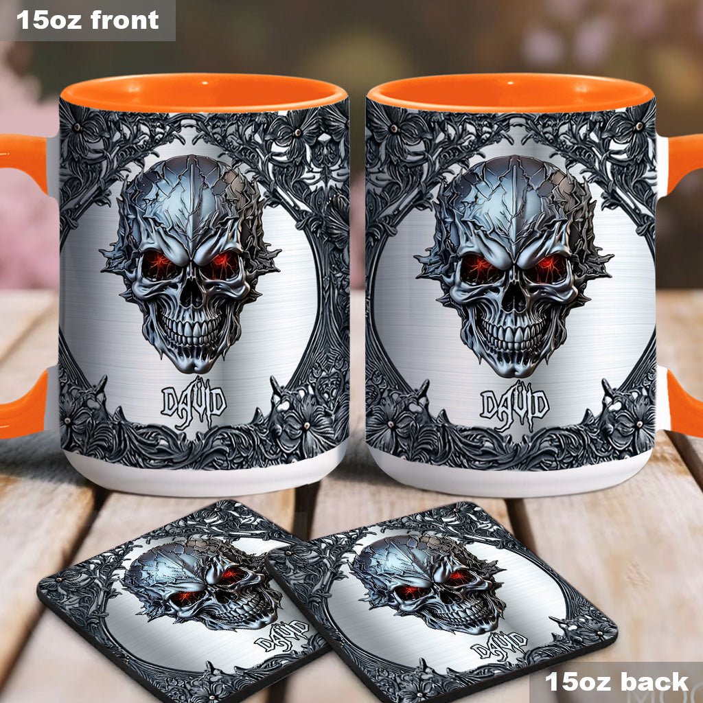 Cooler Totenkopf – Personalisierte Tasse mit Totenkopf-Akzent