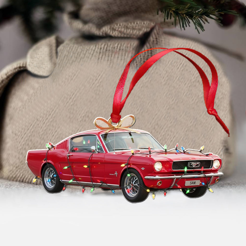 Custom From Any Photo - Personalized Car Lover Ornament