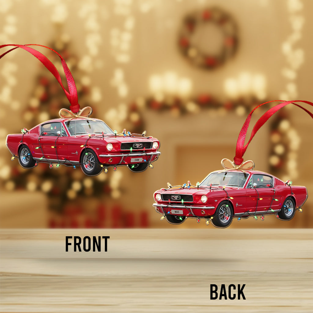 Custom From Any Photo - Personalized Car Lover Ornament