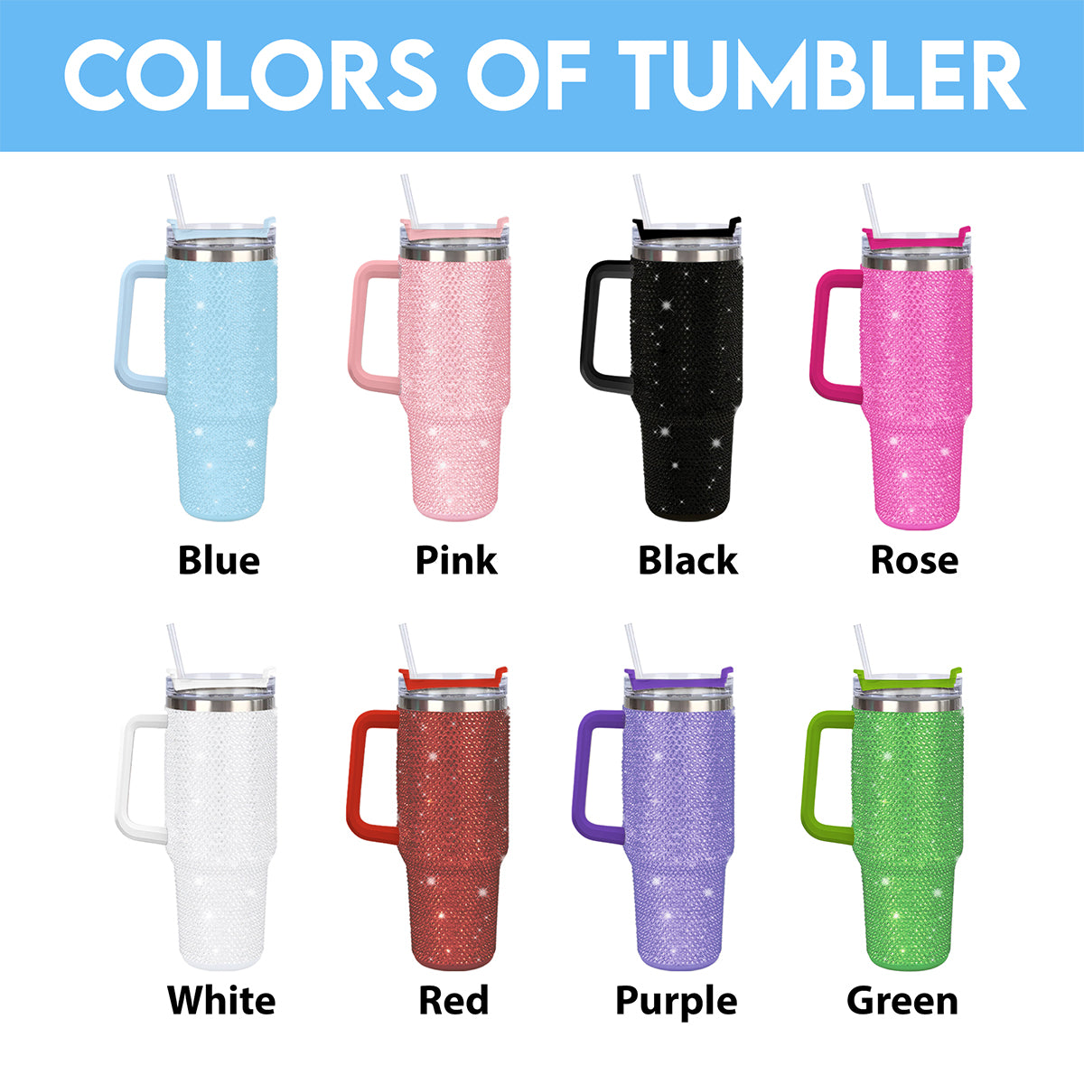 Zodiac Sign Nutrition Facts - Personalized Horoscope Rhinestone Tumbler With Handle