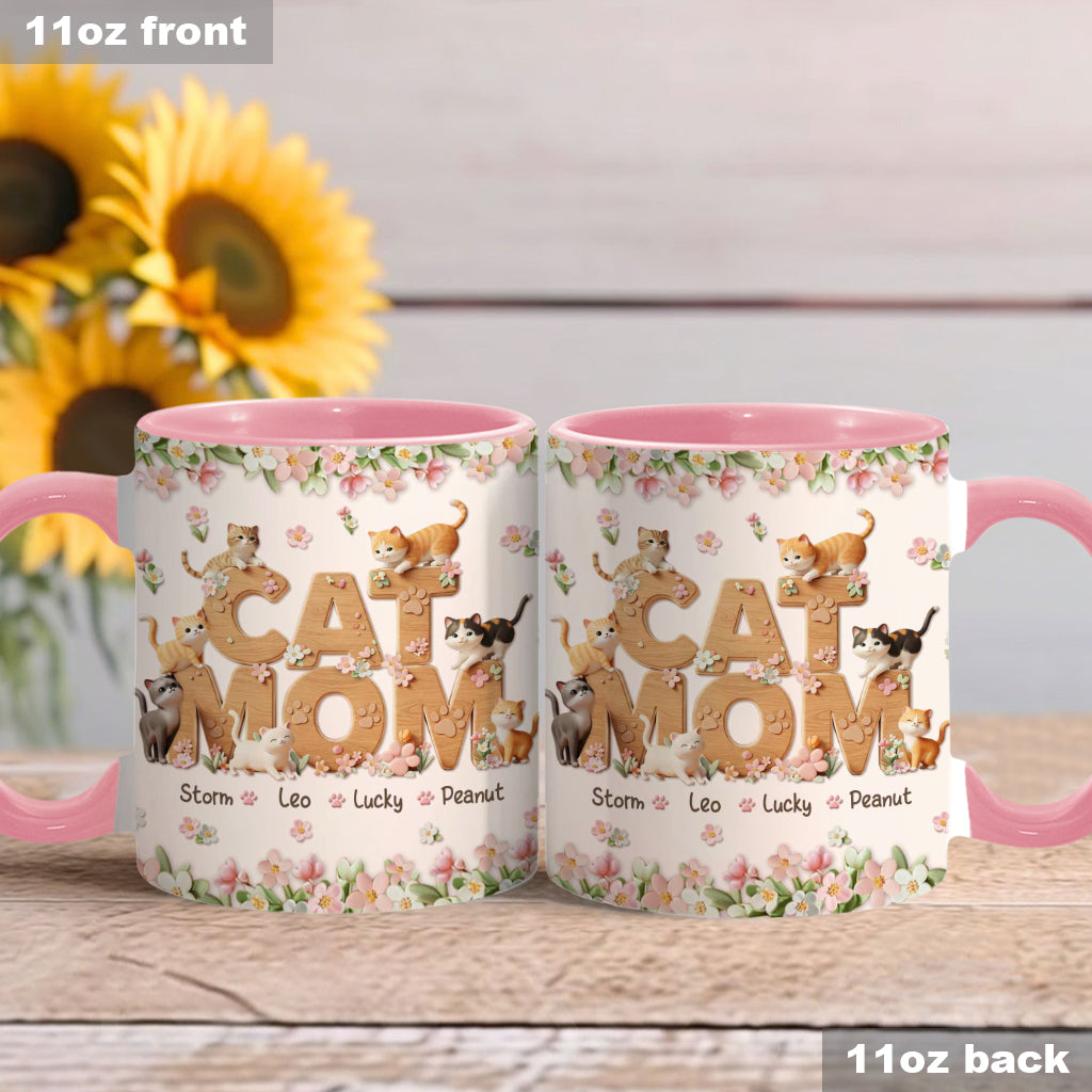 Personalisierte Tasse mit Katzenmotiv – perfekt für Katzenmama