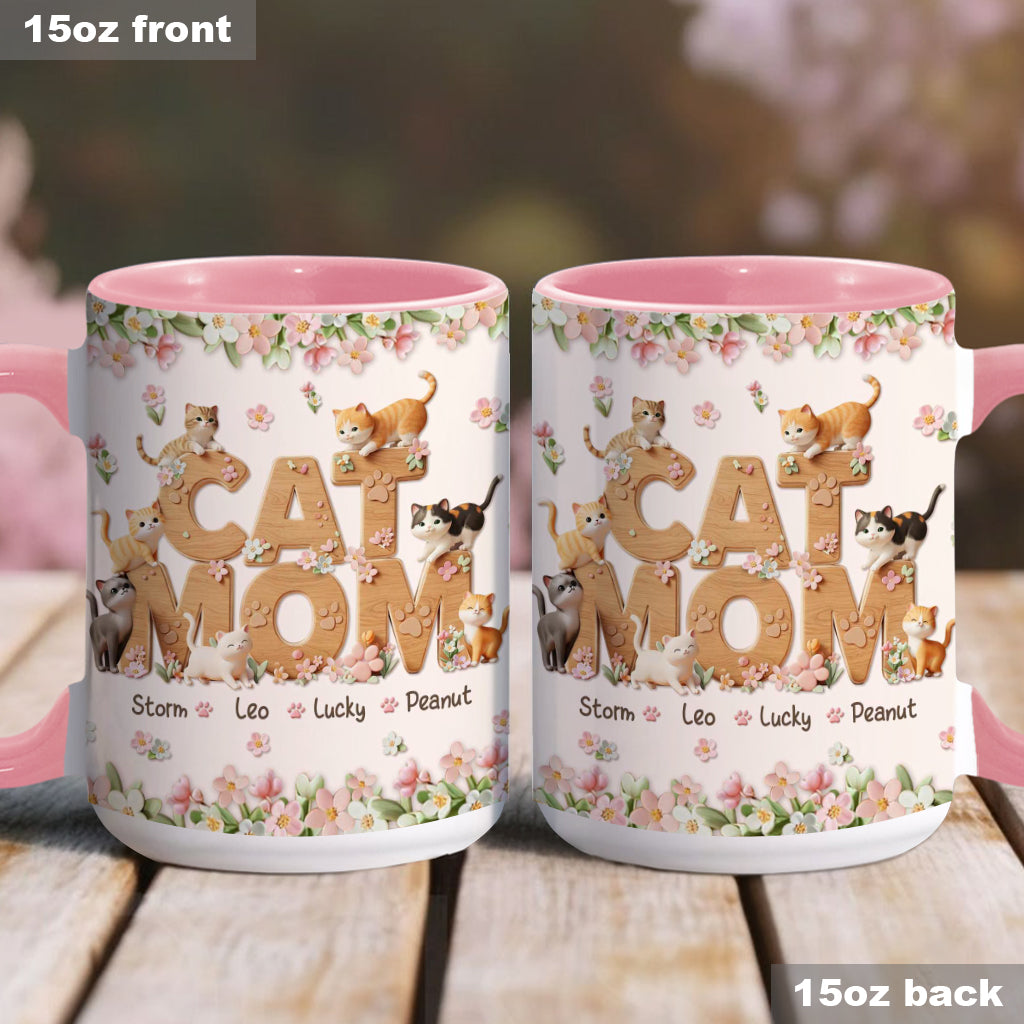 Personalisierte Tasse mit Katzenmotiv – perfekt für Katzenmama