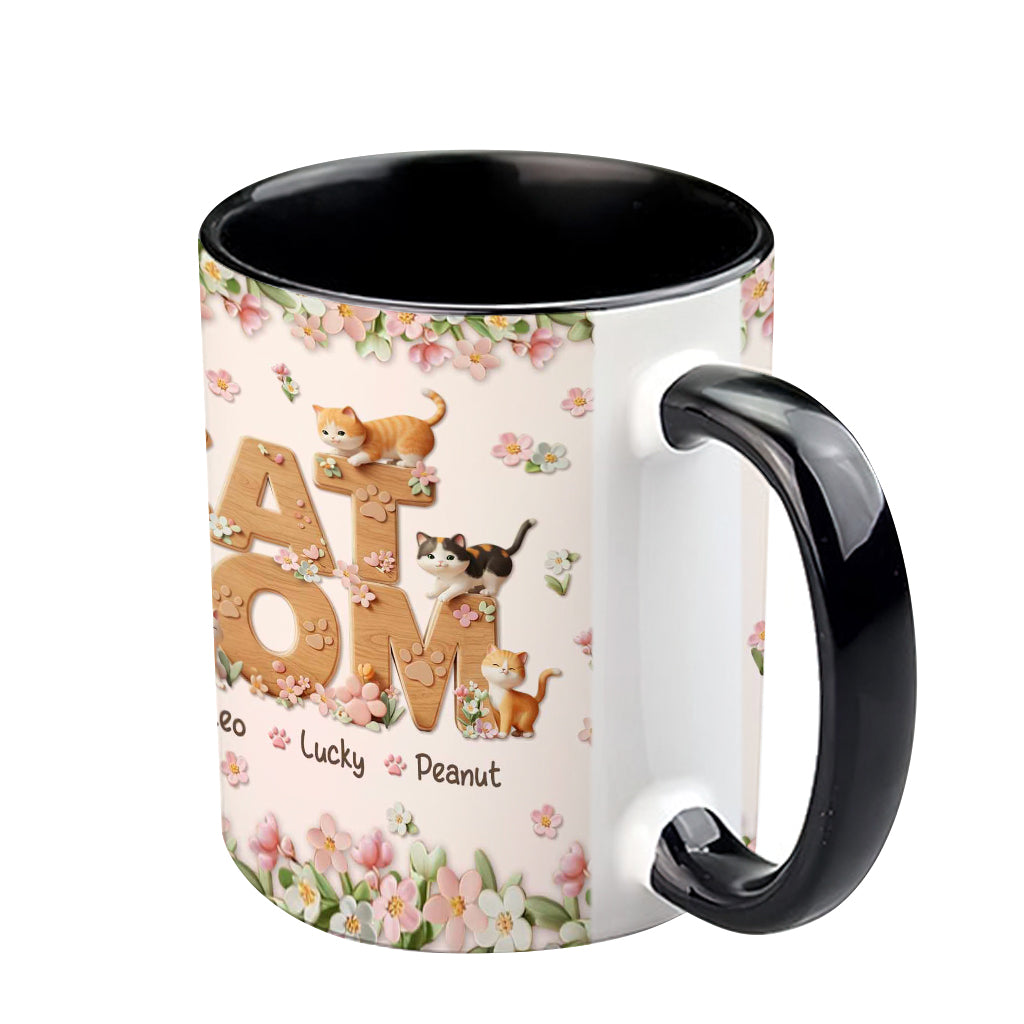 Personalisierte Tasse mit Katzenmotiv – perfekt für Katzenmama