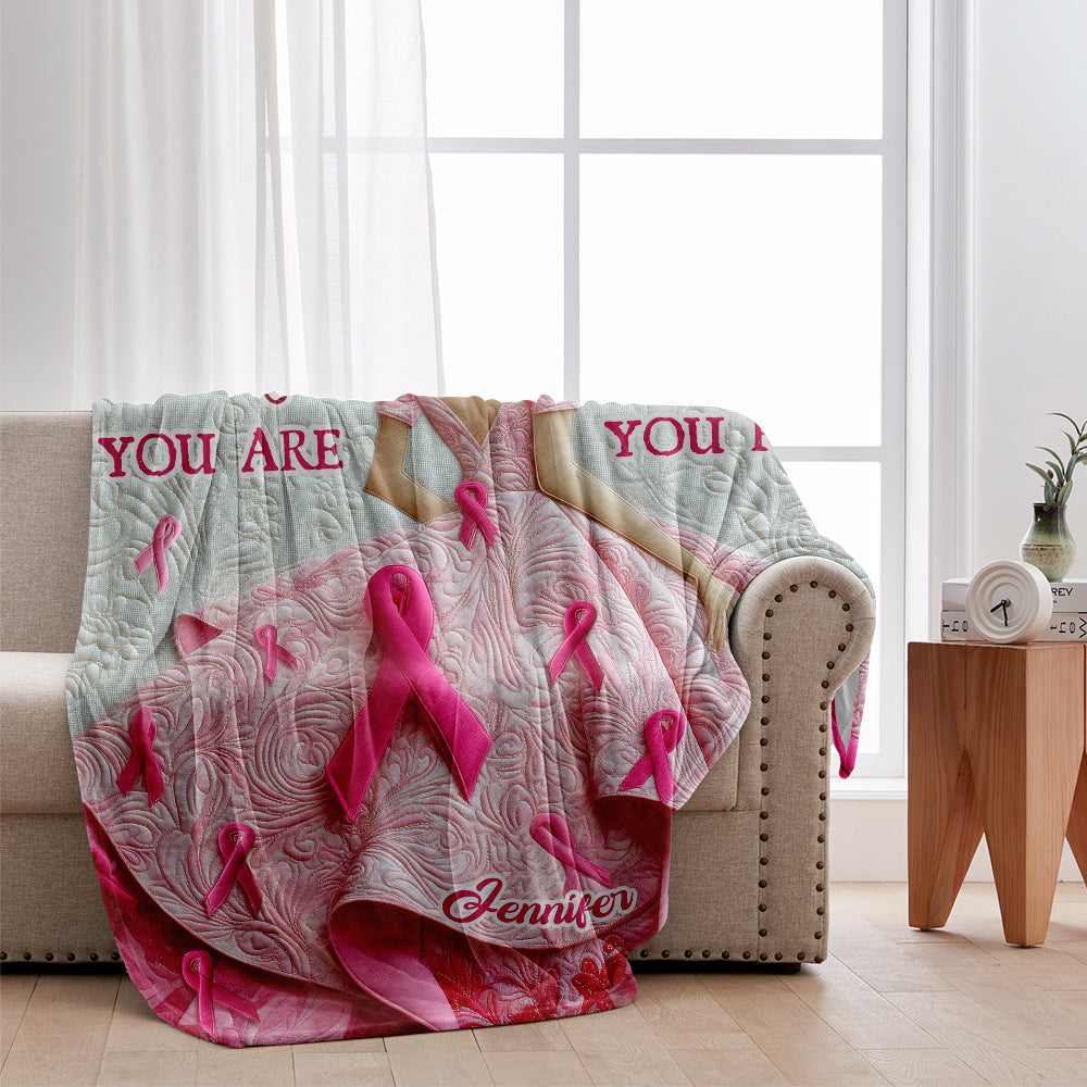 Du bist stark – Personalisierte Decke zur Sensibilisierung für Brustkrebs