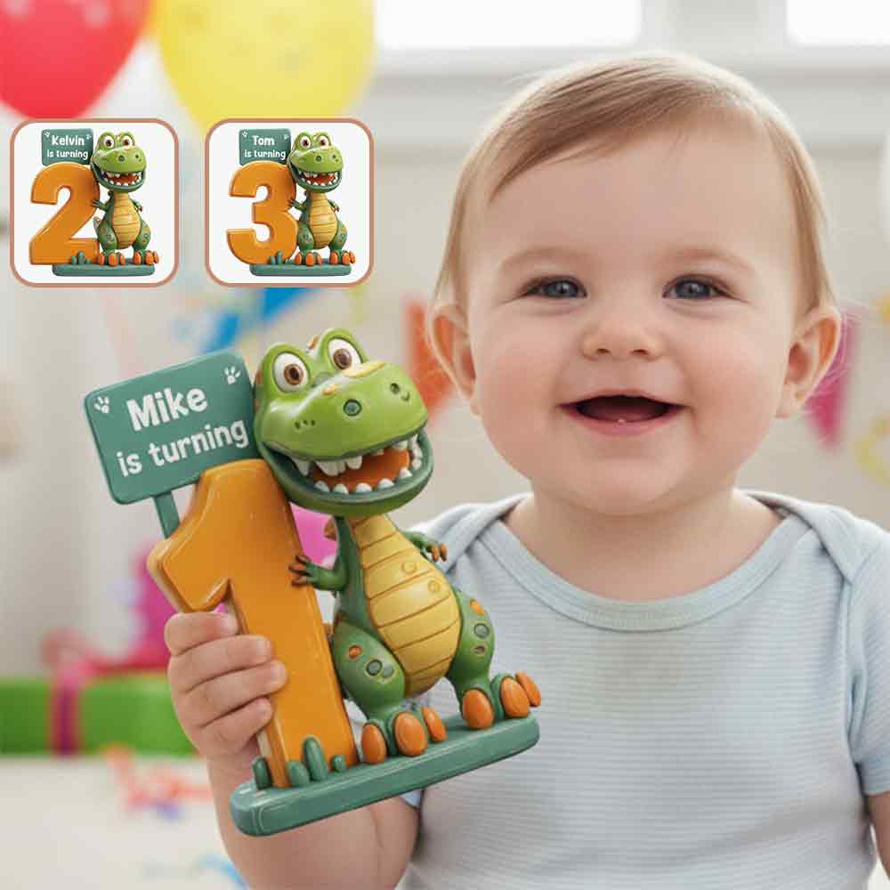 Geburtstagsdeko für Kinder - Personalisierte Acrylplakette in Kinderform