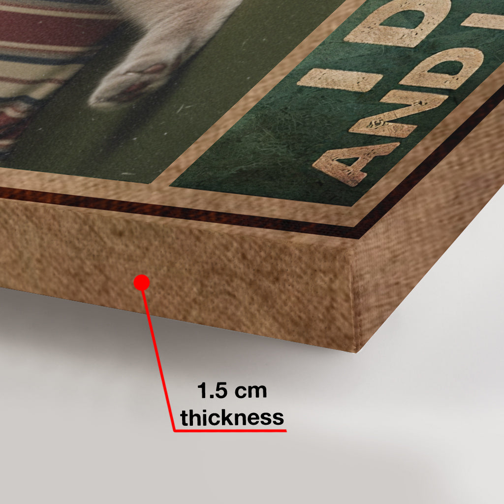 That's What I Do Customize With Your Photo Vintage Retro - Personalized Cat Canvas And Poster