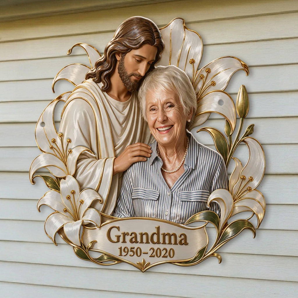 Memorial Gift - Personalized Memorial 3D Printed Cut Metal Sign