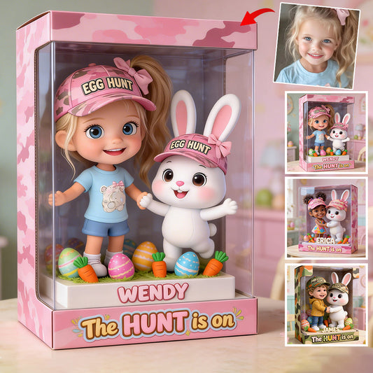 Custom Any Photo The Hunt Is On - Personalized Kid Custom Shaped Acrylic Plaque