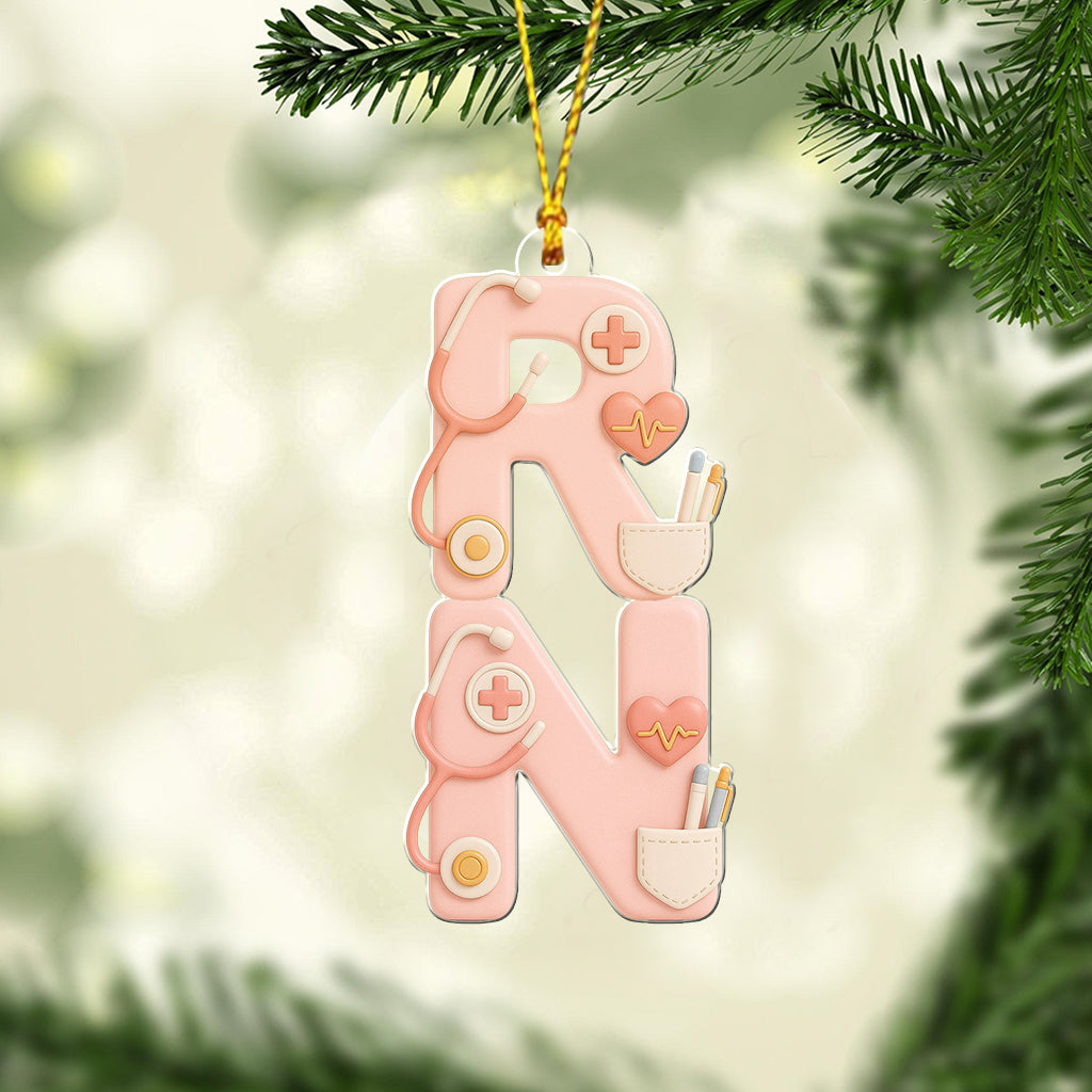 Merry Christmas - Personalized Nurse Ornament