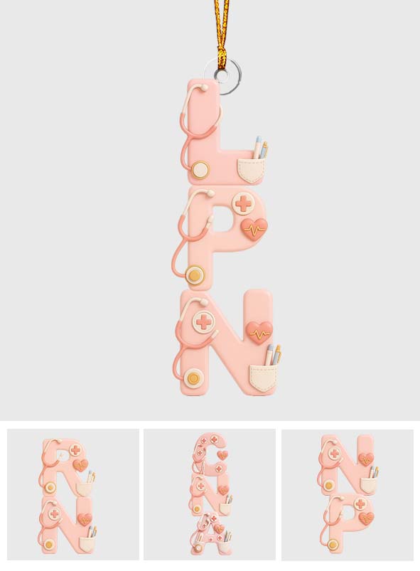 Merry Christmas - Personalized Nurse Ornament