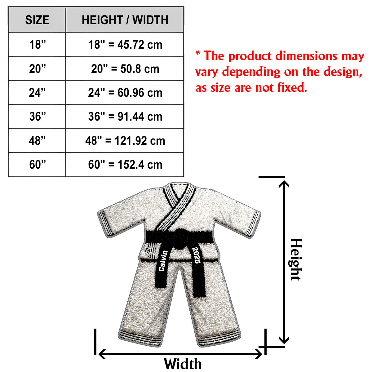 The Year I Got Black Belt - Personalized Martial arts Non-Slip Tufted Rug