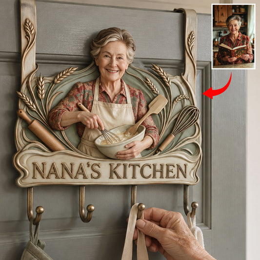 My Happy Place - Personalized Baking Metal Door Hooks
