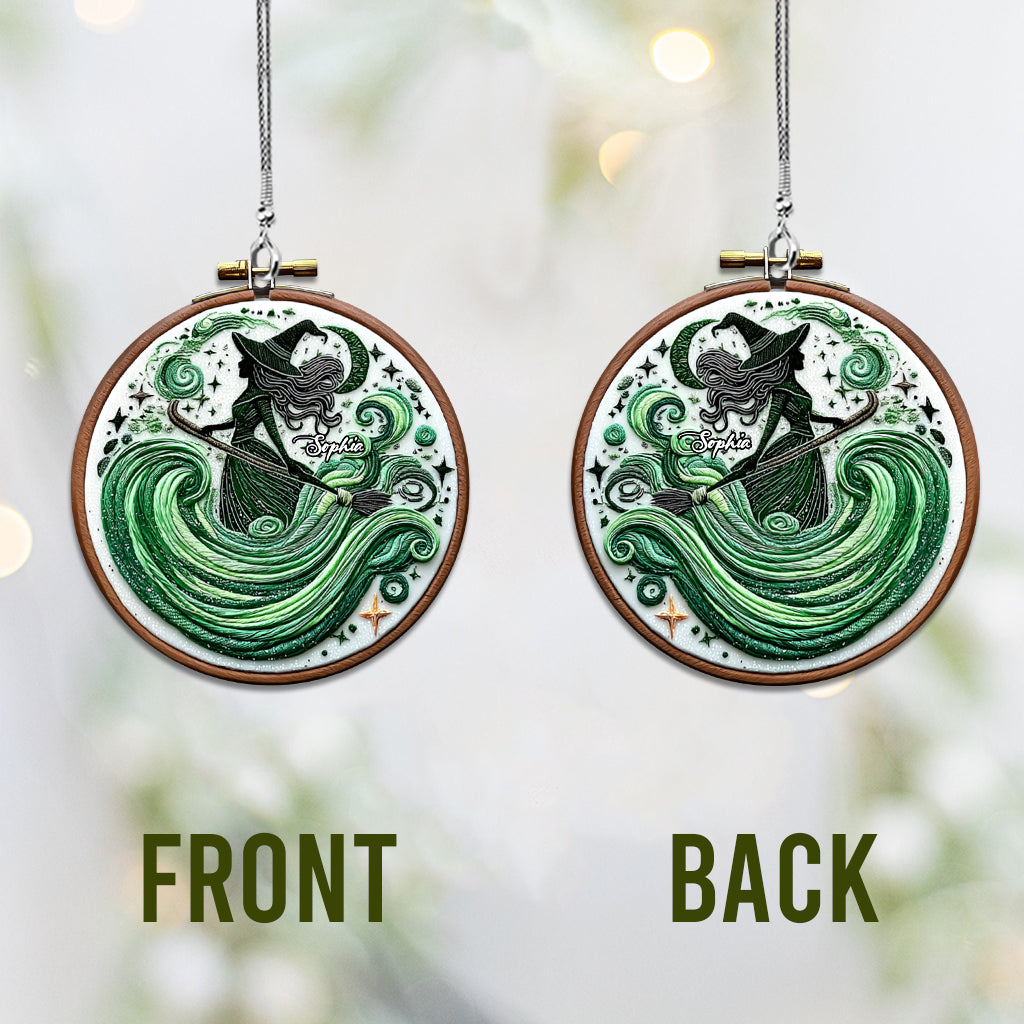 Magische Hexe – Personalisierter Hexen-Autoanhänger