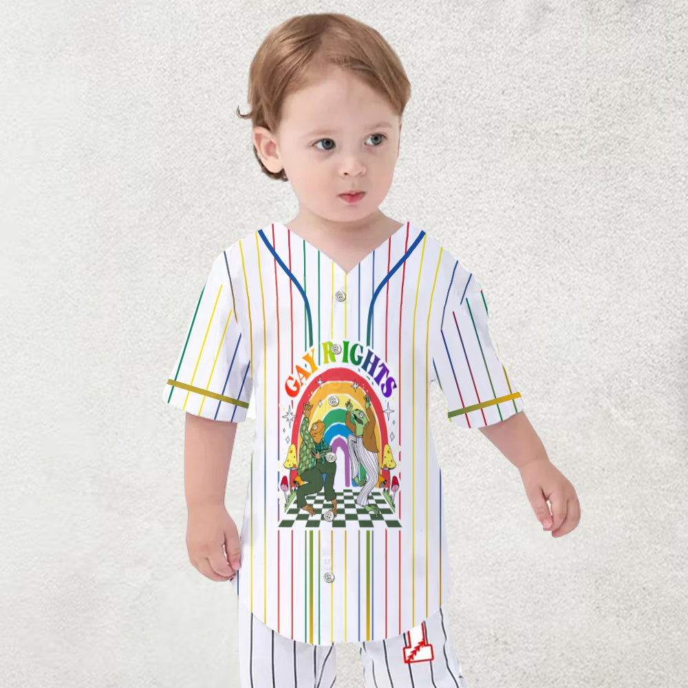 Gay Right - Personalisiertes LGBT-Unterstützungs-Baseballtrikot