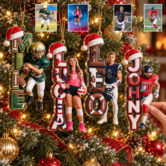 Personalisierter Fußball Ornament für jeden Sport - Einzigartig