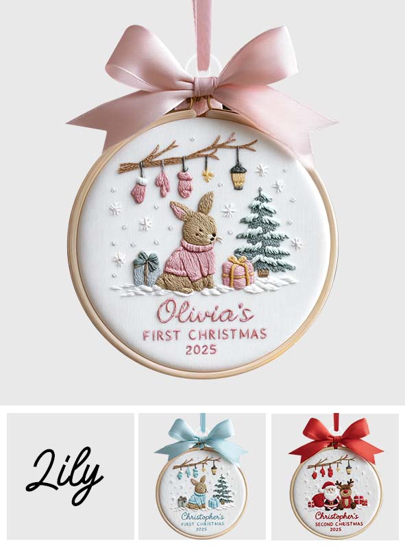 Mein erstes Weihnachten – personalisierter Kinderschmuck