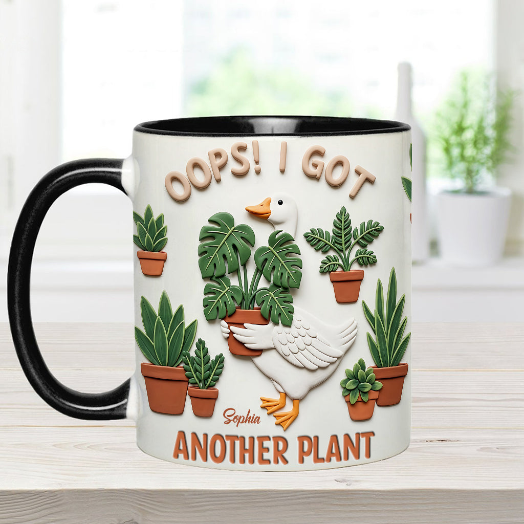 Ups! Ich habe noch eine Pflanze bekommen – personalisierte Gartentasse