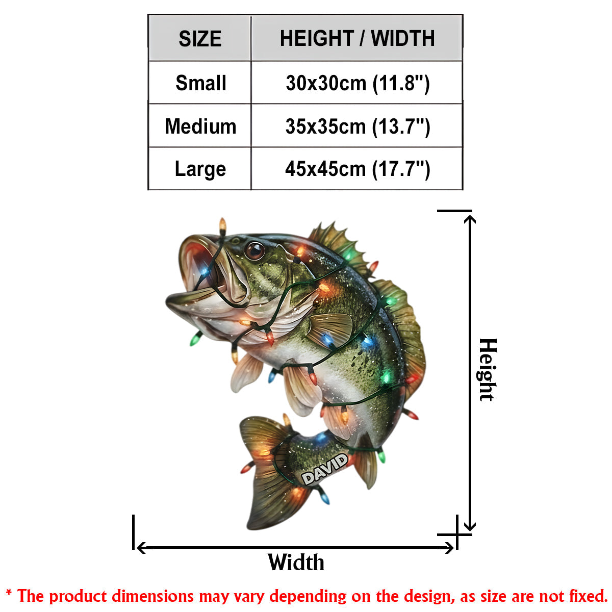 Love Fishing - Personalized Fishing LED Light Acrylic Sign