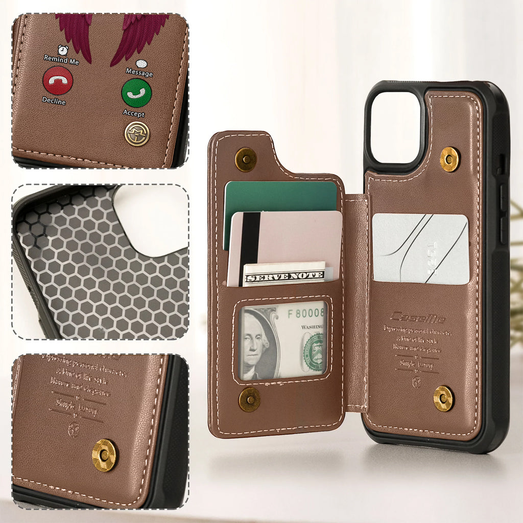 The Call I Wish I Could Take - Personalized Memorial Wallet Phone Case