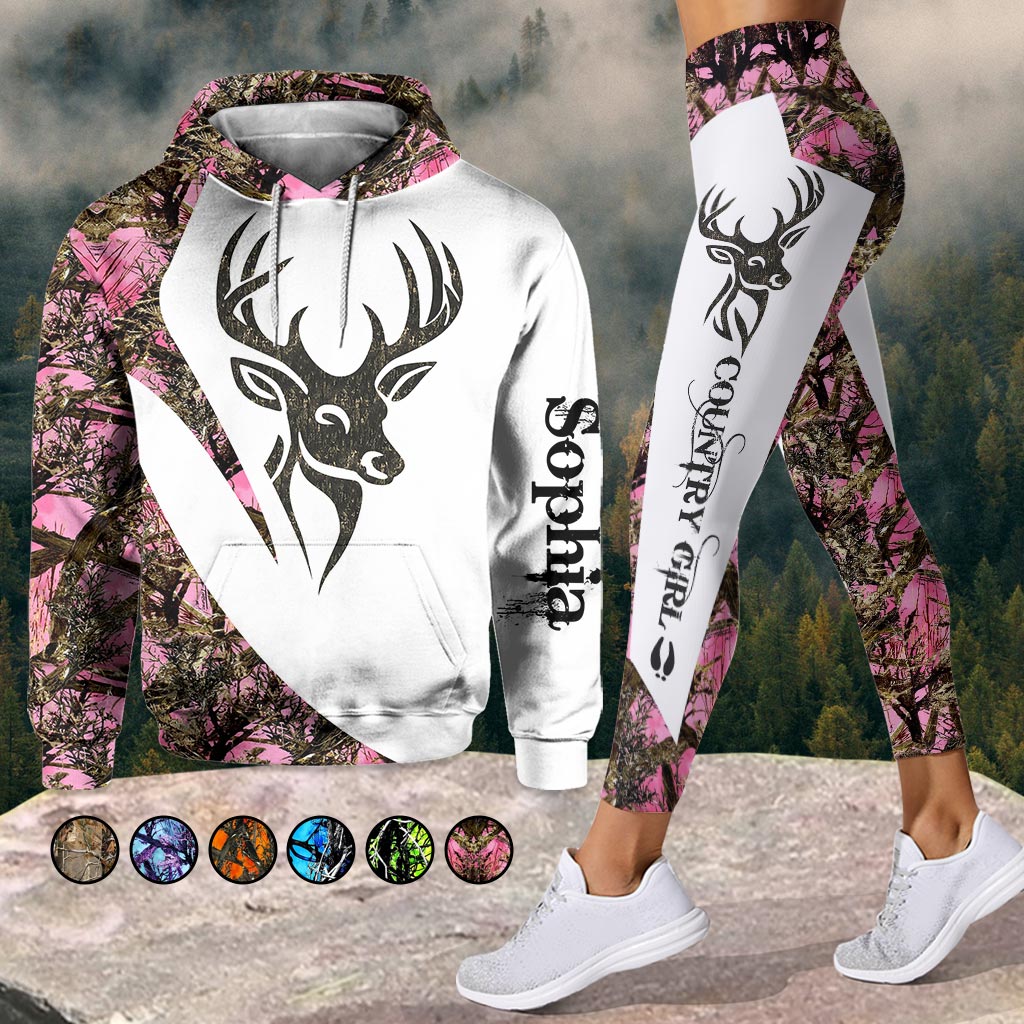 Country Girl - Personalized Hunting Hoodie and Leggings