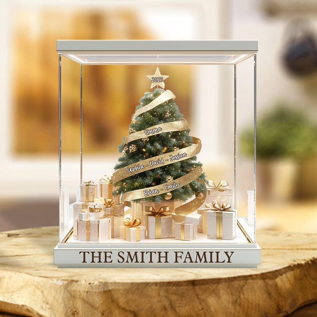 Merry Christmas - Personalized Family Custom Shaped Acrylic Plaque