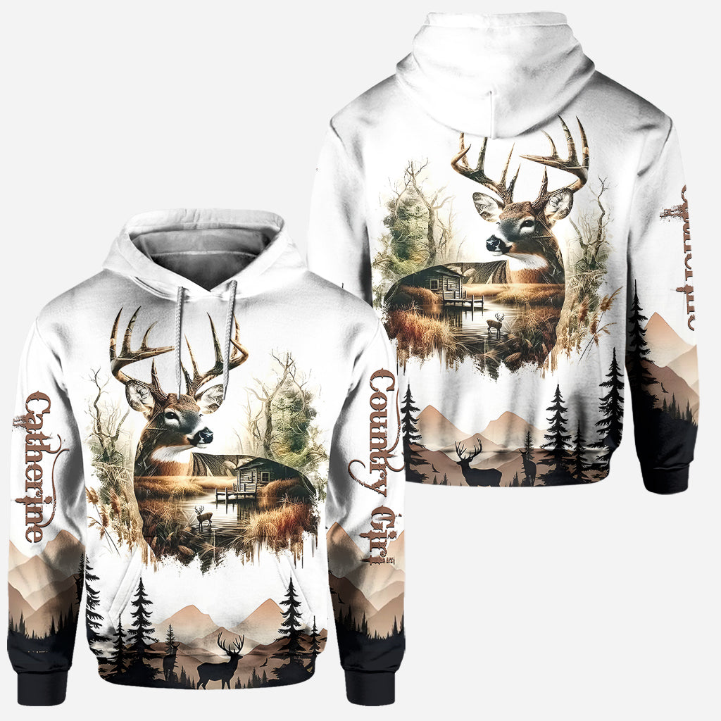 Country Girl – Personalisierter Jagd-Hoodie und Leggings