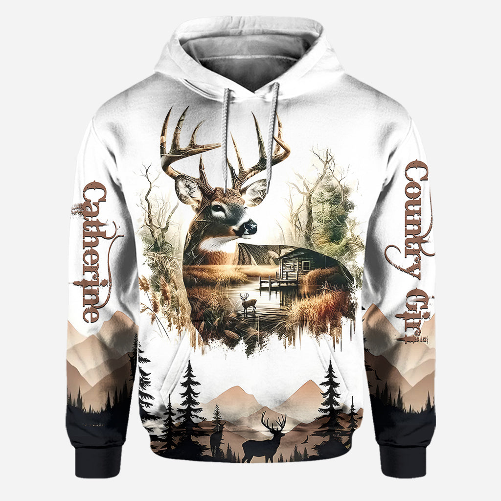 Country Girl – Personalisierter Jagd-Hoodie und Leggings
