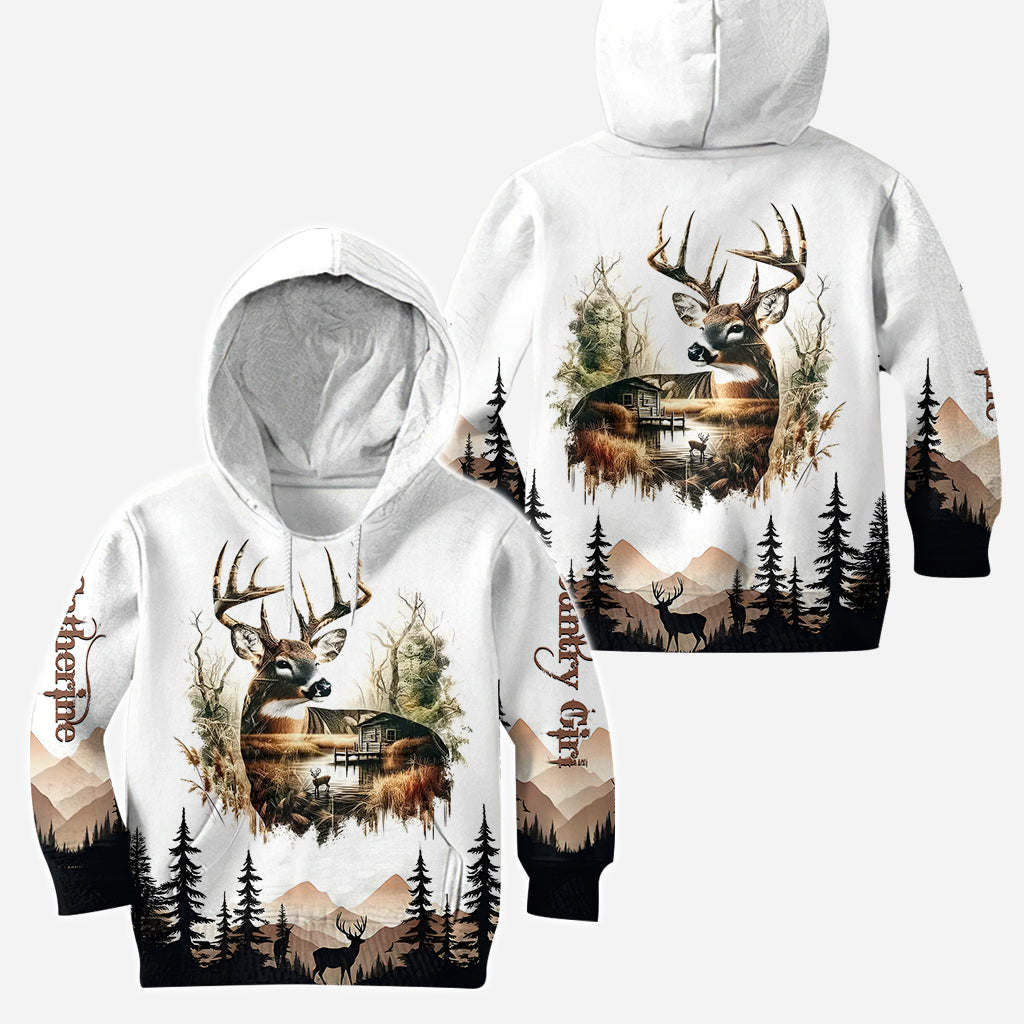 Country Girl – Personalisierter Jagd-Hoodie und Leggings