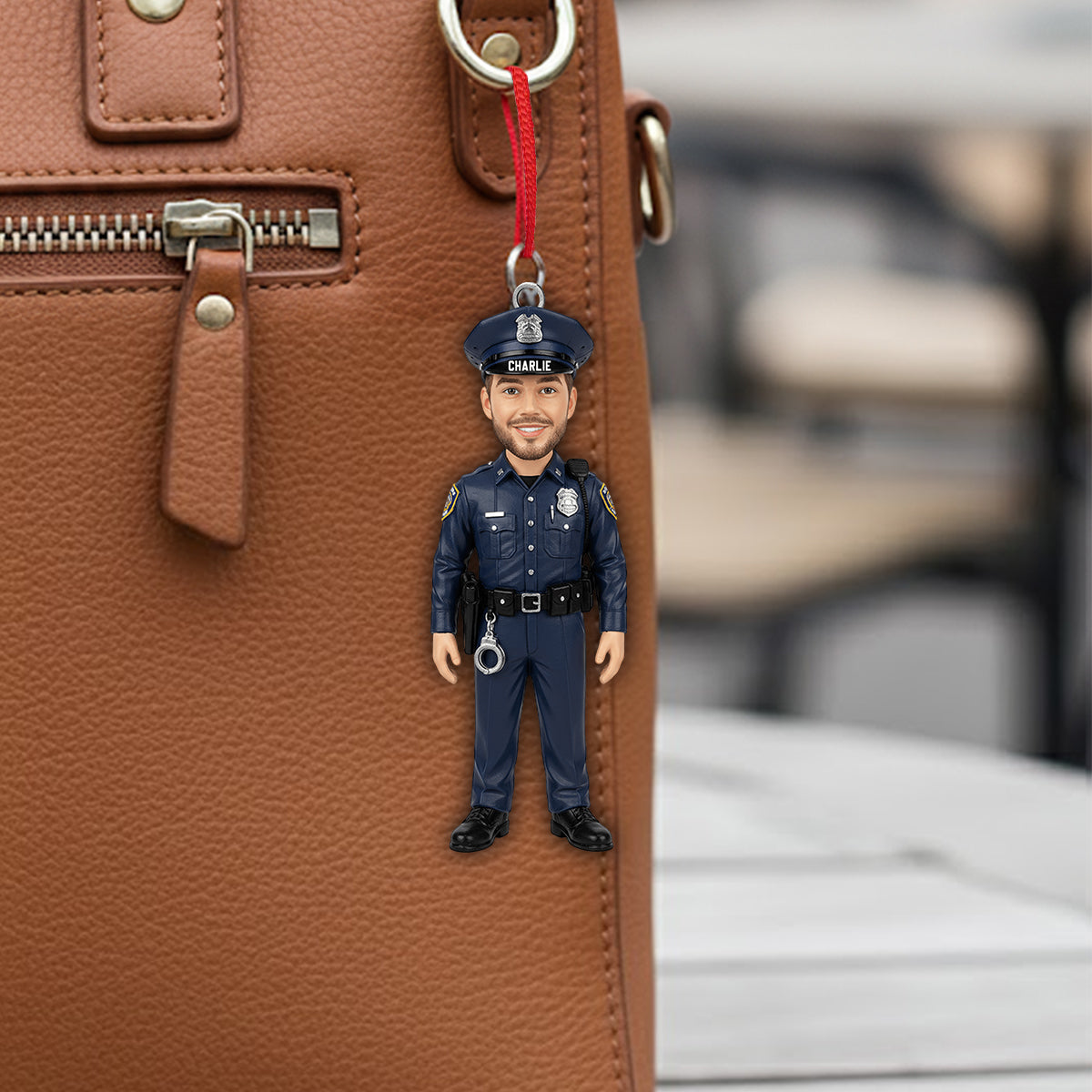 Proud To Be Police Officer - Personalized Police Officer Custom Made 3D Minifigure Ornament