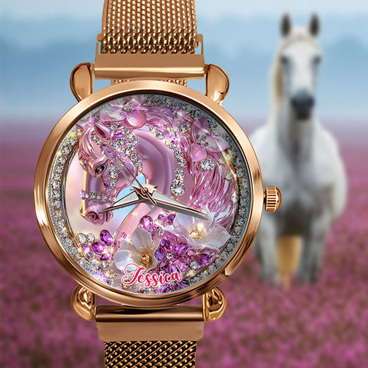 Horse Girl - Personalized Horse Women Hand Watch