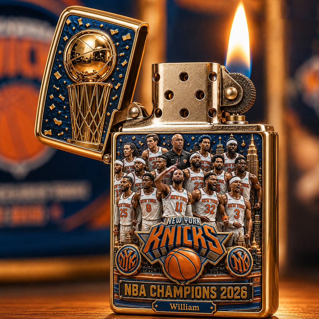 New York Basketball Champions - Personalized Trending Lighter