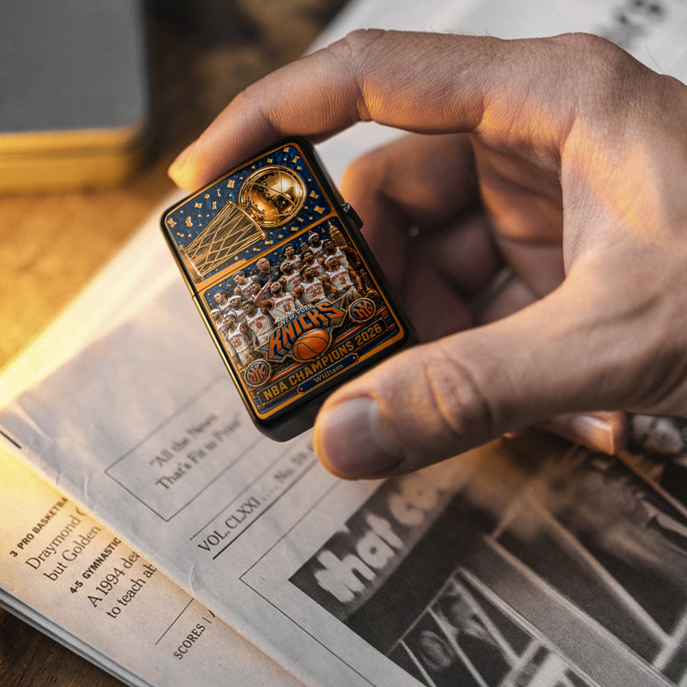 New York Basketball Champions - Personalized Trending Lighter