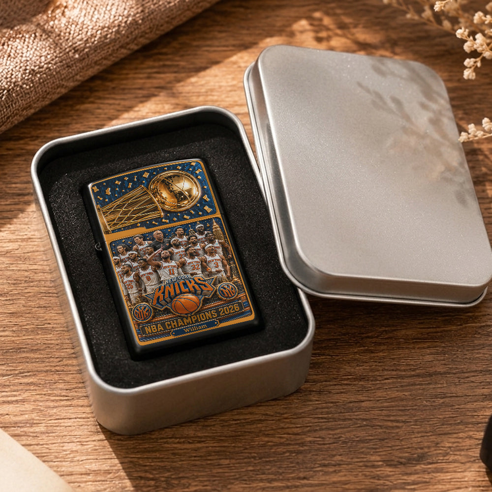 New York Basketball Champions - Personalized Trending Lighter