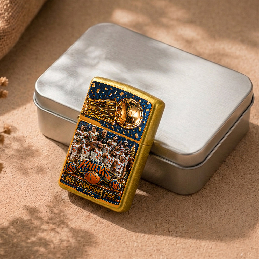 New York Basketball Champions - Personalized Trending Lighter
