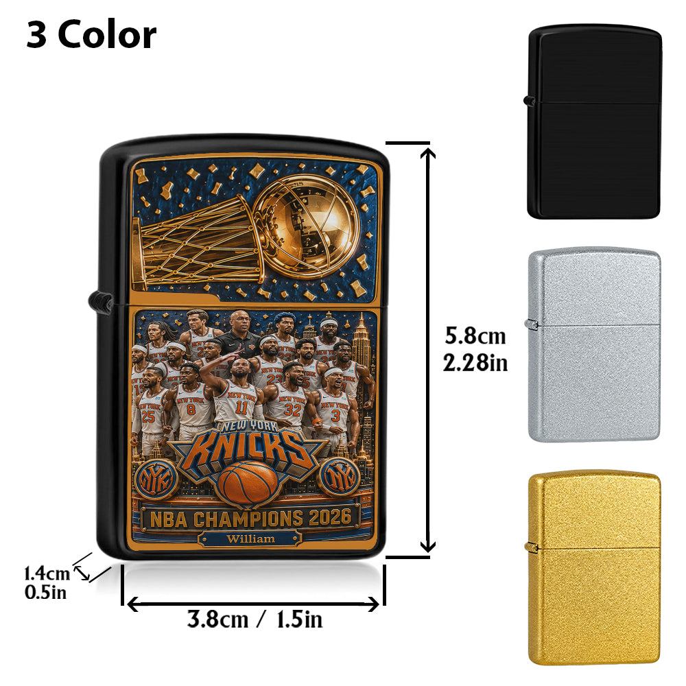New York Basketball Champions - Personalized Trending Lighter