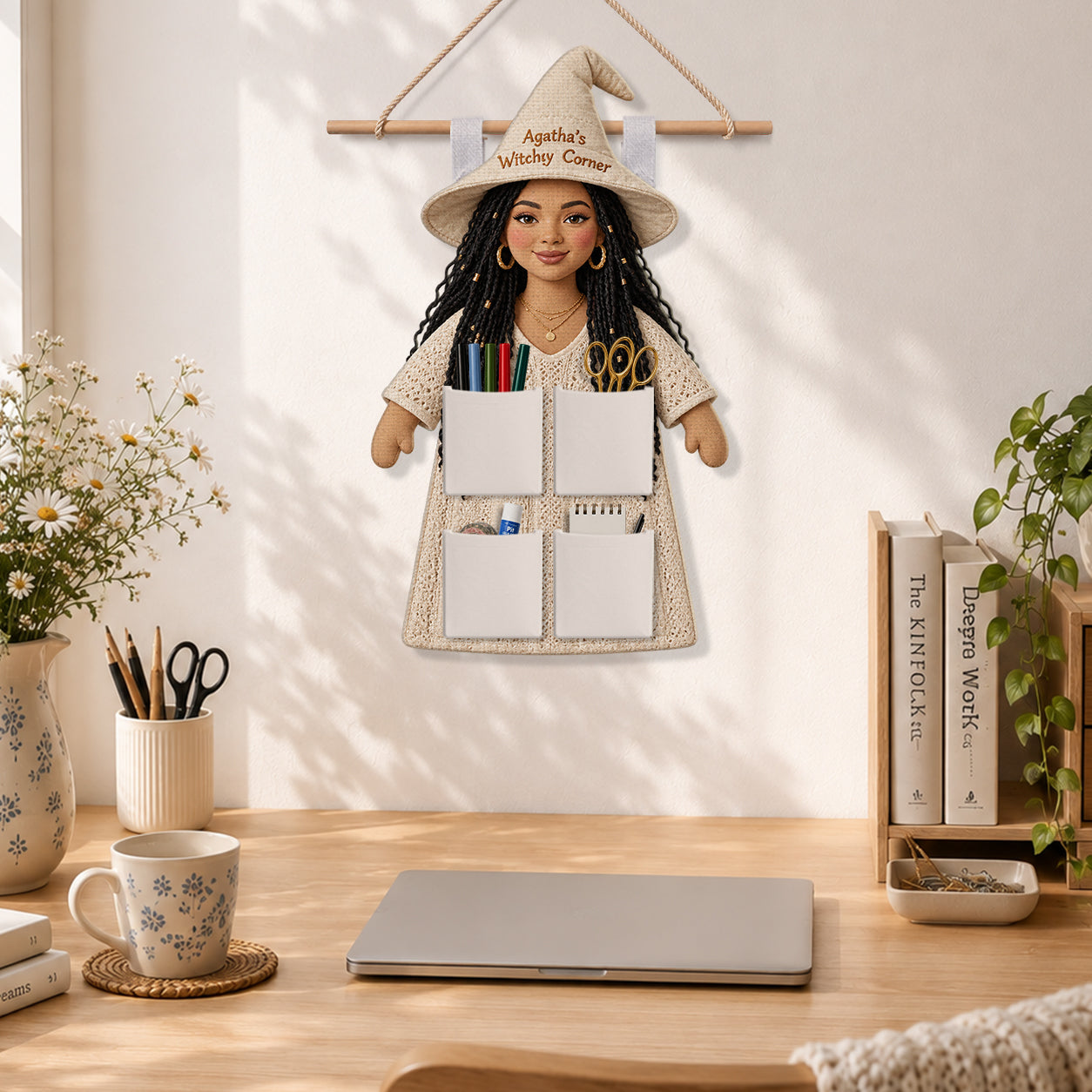 Pockets Of Magic - Personalized Witch Hanging Organizer