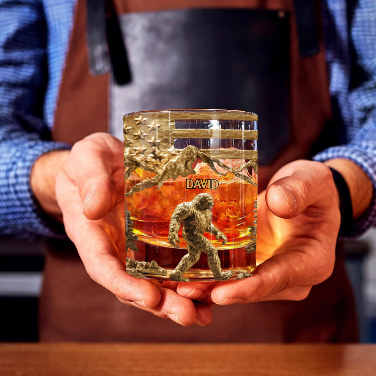 Sasquatch - Personalisiertes Whiskyglas