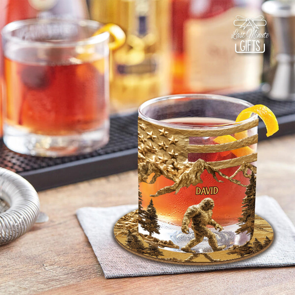 Sasquatch - Personalisiertes Whiskyglas