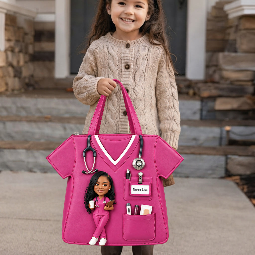 Best Nurse Ever - Personalized Nurse Custom Shape Tote Bag