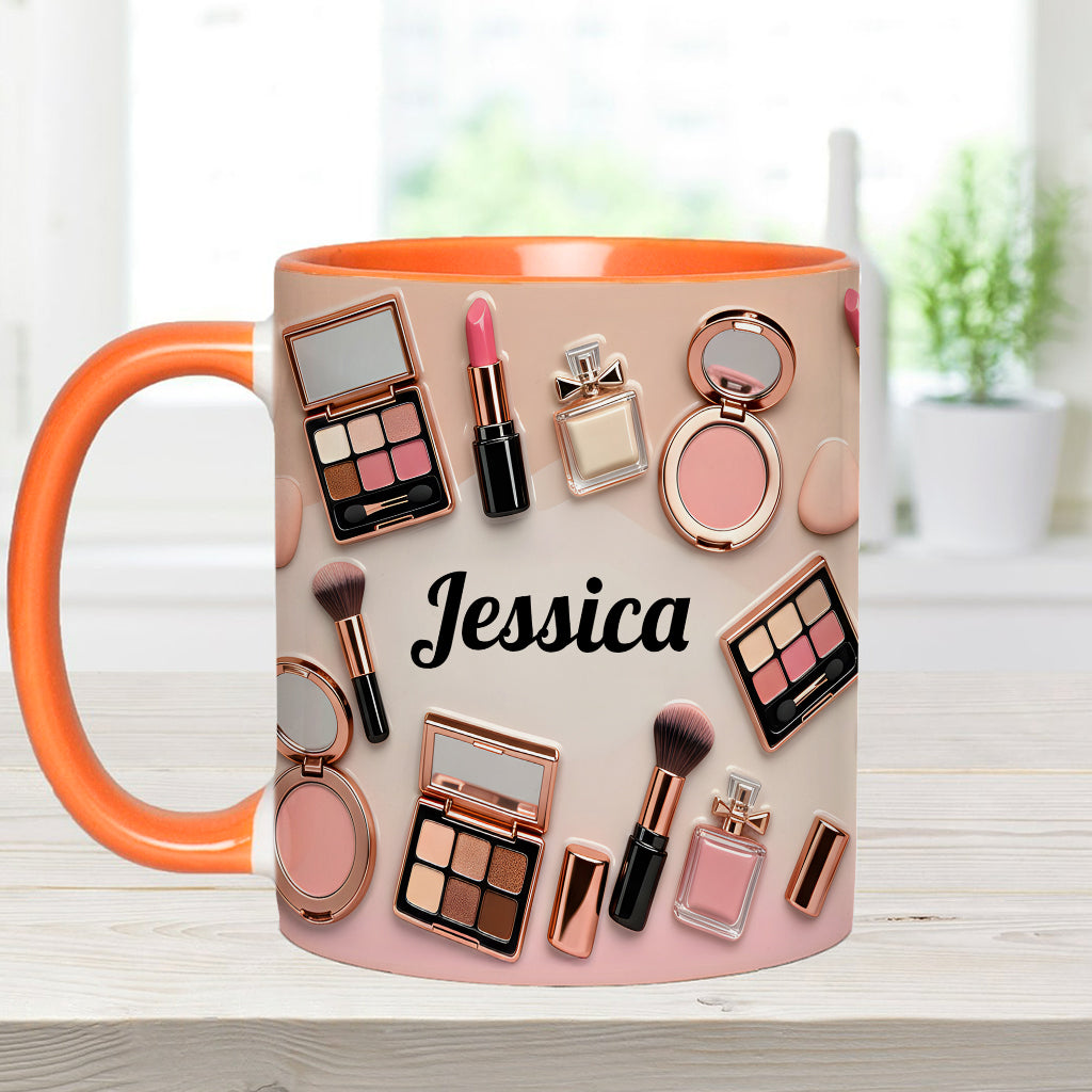 Makeup Artist - Personalized Makeup Accent Mug & Coaster