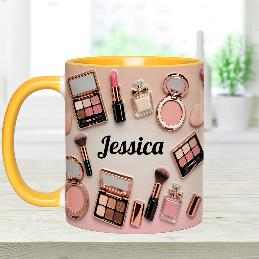 Makeup Artist - Personalized Makeup Accent Mug & Coaster